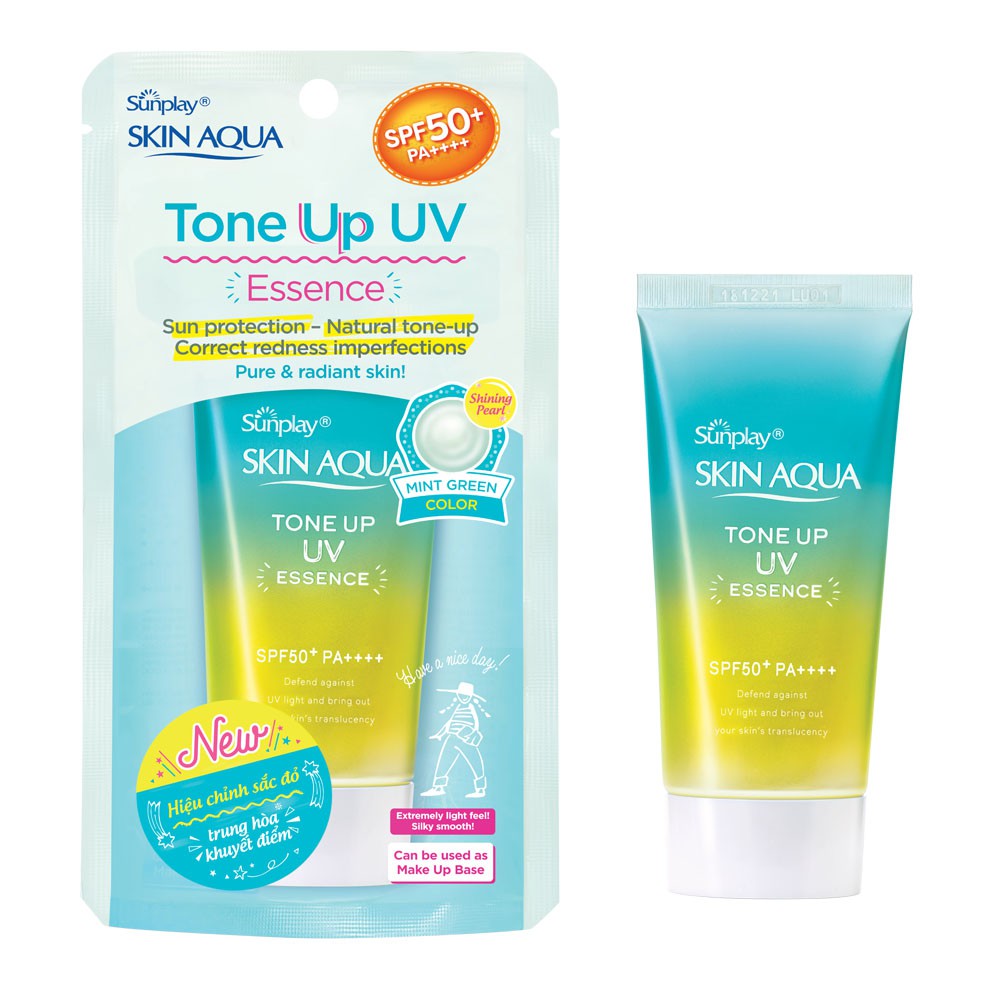 Tinh Chất Chống Nắng Skin Aqua Sunplay Tone Up UV Essence SPF50+ PA++++ Hiệu Chỉnh Sắc Da 50g