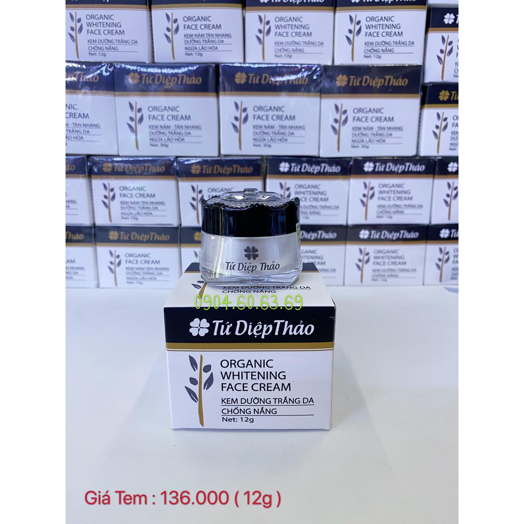 Kem Dưỡng Trắng Da Chống Nắng 12g TỨ DIỆP THẢO