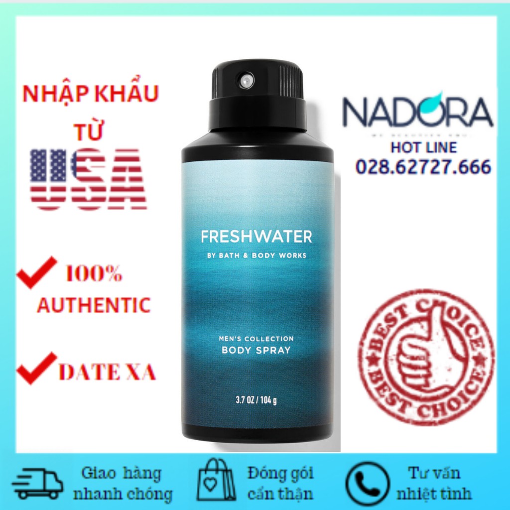 Xịt thơm Nam Freshwater Body Spray