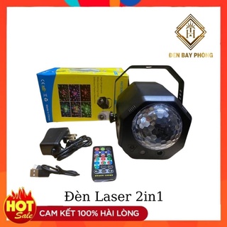 Đèn Sân Khấu nhiều  Màu 2in1 Cảm Ứng Theo Nhạc Dùng Cho Karaoke Bar Mini Phòng Bay