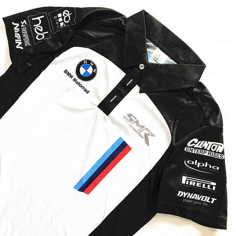 Áo Thun POLO Tay Ngắn Khô Nhanh Mùa Hè In Logo Bmw Dành Cho Nam