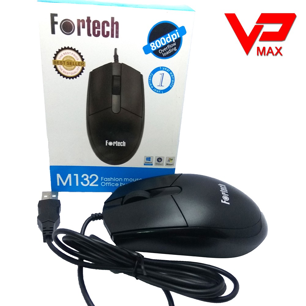 [Mã SKAMSALE06 giảm 10% đơn 150k] Combo 10 chuột Fortech Vking hàng chính hãng