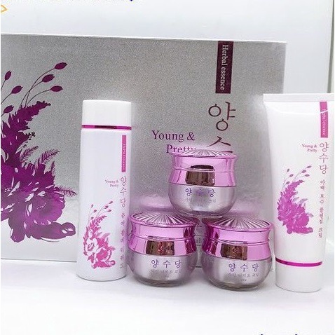 BỘ YOUNG PRETTY DƯỠNG DA NÁM HÀN QUỐC 5IN1