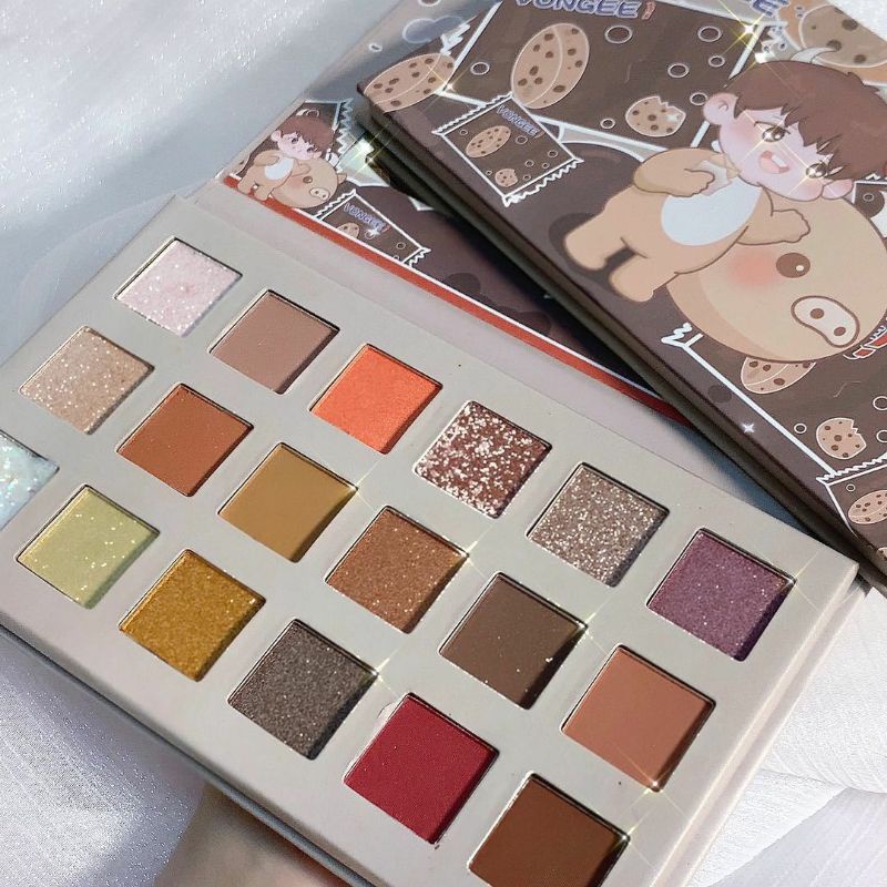 Mẫu mắt 18 ô bingbing nhũ mix lì đáng yêu trẻ trung