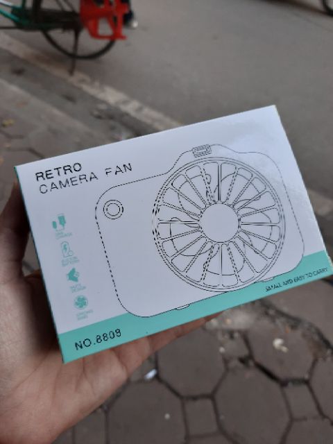 Quạt sạc camera fan