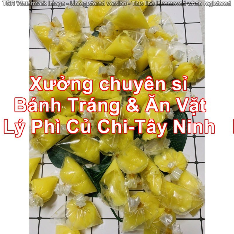 Bịch Bơ Trứng Gà Ăn Kèm Bánh Tráng