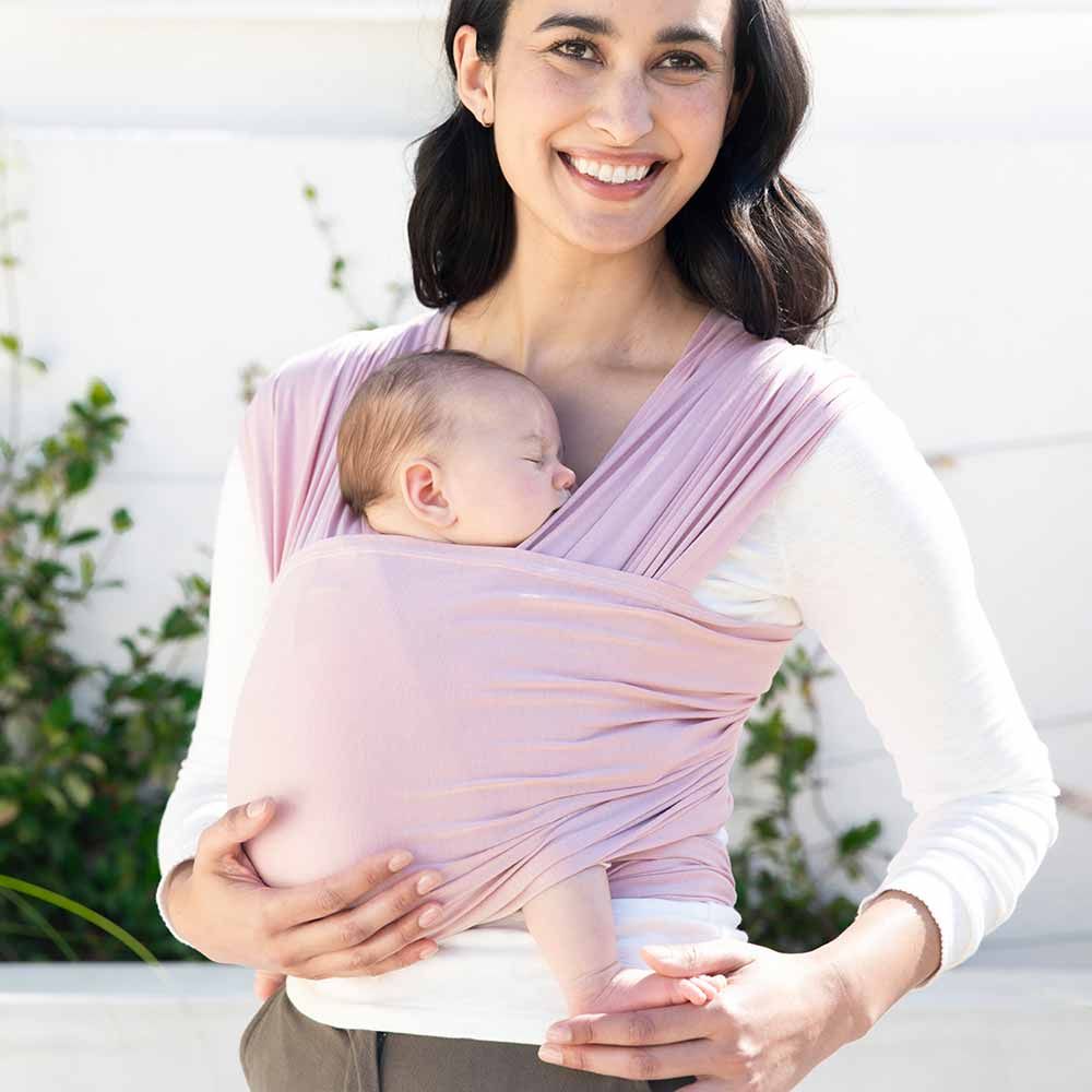 [Chính hãng] Địu vải Ergobaby Aura Baby Wrap, địu em bé vải mềm nhập nguyên kiện, cho bé từ 3,6-11kg, bảo hành 12 thumbnail