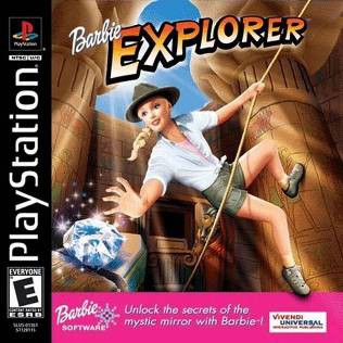 Đĩa Cd Chơi Game Psx Ps1 Barbie Explorer