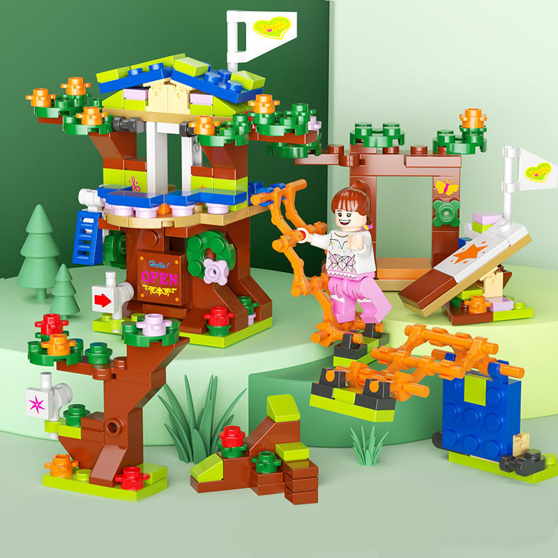 Bộ Đồ Chơi Lắp Ráp Mô Hình Xe Cứu Hỏa Mini Dành Cho Trẻ Em