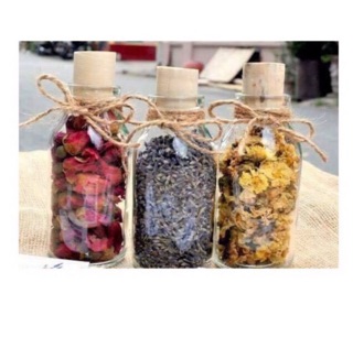 SIÊU KM-  CHAI THUỶ TINH NÚT BẦN 100ml DECOR