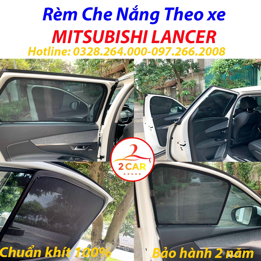 Rèm Che Nắng Xe Mitsubishi Lancer 2001-2013, Lancer IO , Rèm Chắn Nắng Xe Mitsubishi Hàng Loại 1 MR.ÔTÔ - Bảo Hành 2 Năm