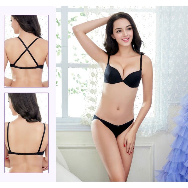 Áo lót đúc su trơn cài trước - Áo chip nâng đẩy dây mảnh siêu quyến rũ shop BUKI