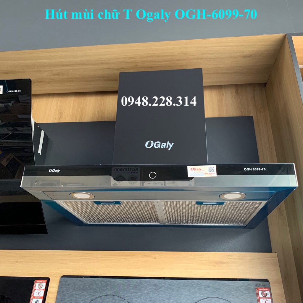 Máy hút mũi Chữ T OGaly OGH6099-70, động cơ dây đồng, độ ồn thấp, bảo hành 36 tháng