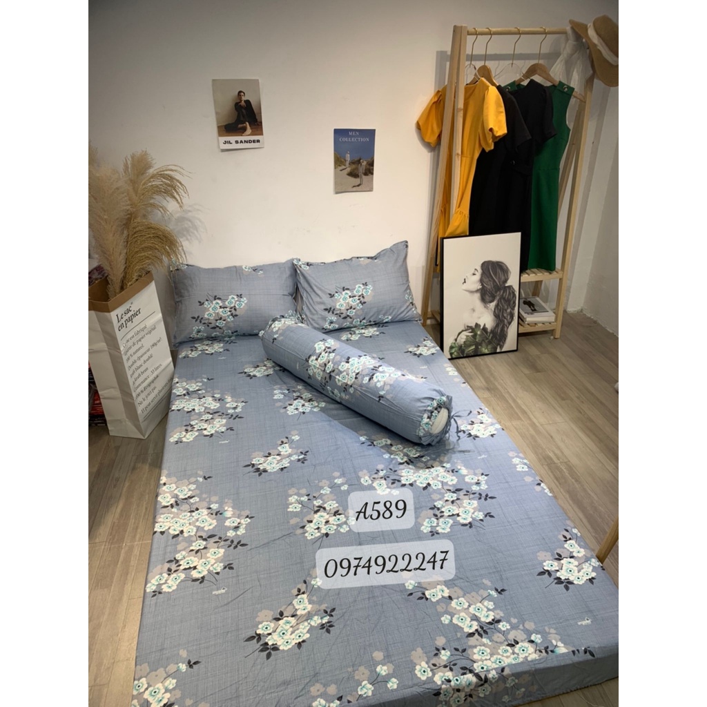 Ga giường Cotton 100% Thắng Lợi chính hãng IN LOGO THẮNG LỢI, không xù lông, không phai màu, (nệm &lt; 14p)