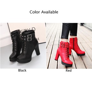 TR❤Giày Boot cao gót cá tính cho nữ