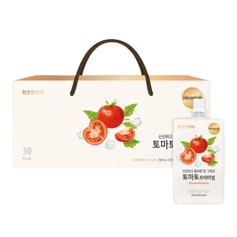 Nước Ép Dinh Dưỡng Cà Chua Chunho Ncare Thượng Hạng - Hộp 30 Gói | Xù Korea