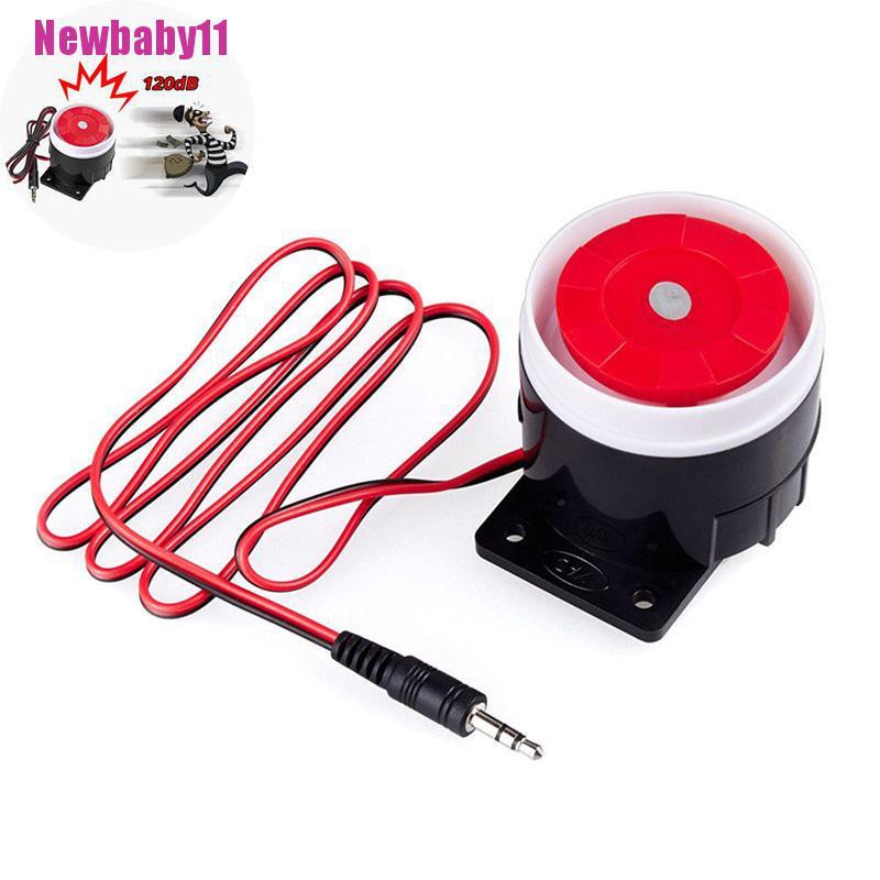 Còi Báo Động Mini Có Dây Cho Xe Hơi 110dB DC BABY11