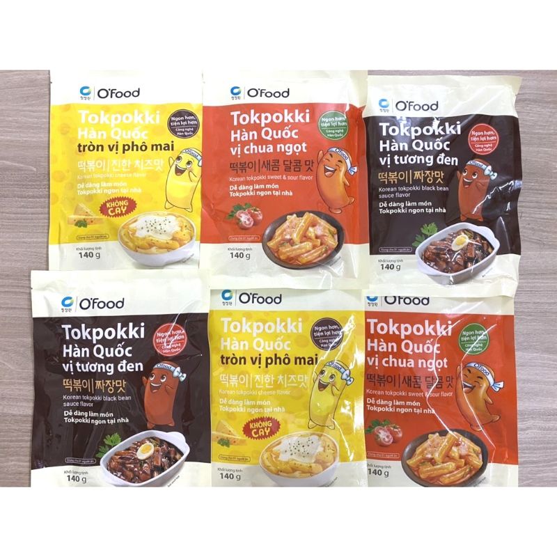 Tokpokki Hàn Quốc O'Food gói 140g | BigBuy360 - bigbuy360.vn