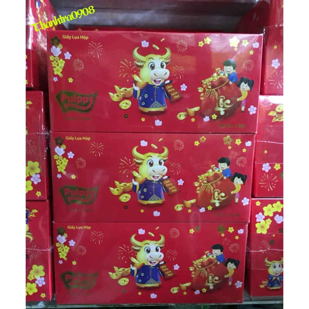 Giấy lụa hộp Pulppy,140 tờ