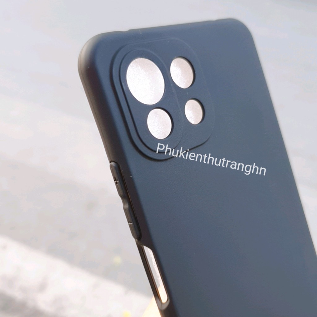 Ốp lưng Xiaomi Mi 11 Lite/ Xiaomi 11 Lite 5G NE dẻo đen chống bám vân tay, có gờ nhô cao bảo vệ camera