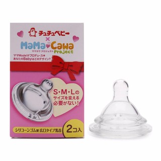 Núm ty silicone Chuchu cho bình cổ rộng