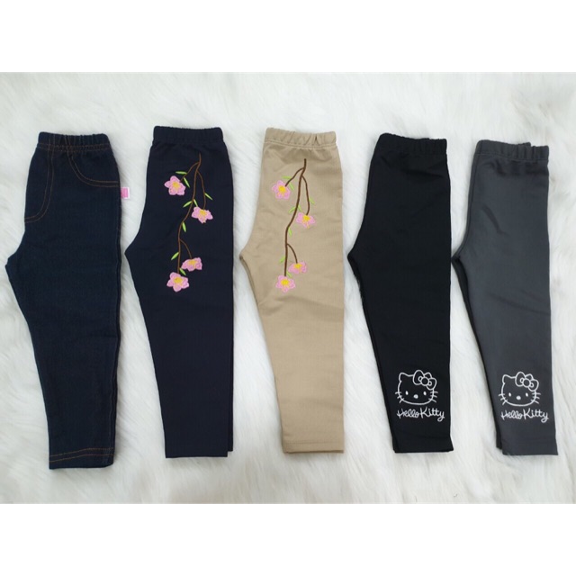 Quần Legging giả jean bé gái từ 7-23kg