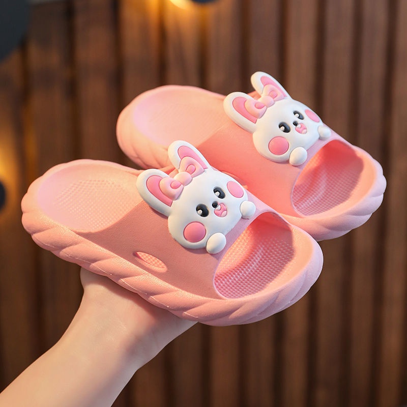 Dép Đi Trong Nhà Đế Mềm Chống Trượt Họa Tiết Hoạt Hình Cho Bé Gái