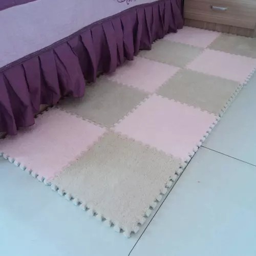 Thảm xốp ghép trải sàn mặt lông mềm kích thước 1 tấm 30*30cm