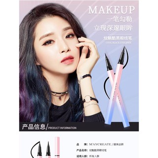 Bút Dạ Kẻ Mắt Nước Maycreate siêu mảnh 03