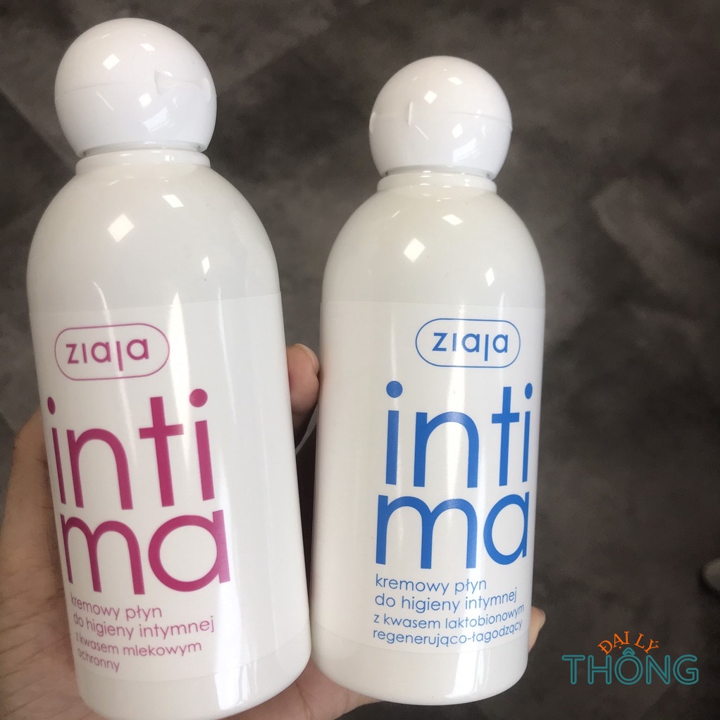 Dung dịch vệ sinh phụ nữ Intim﻿a Ziaj﻿a 200ml - Nước rửa phụ khoa màu hồng/xanh/cam/xanh đậm