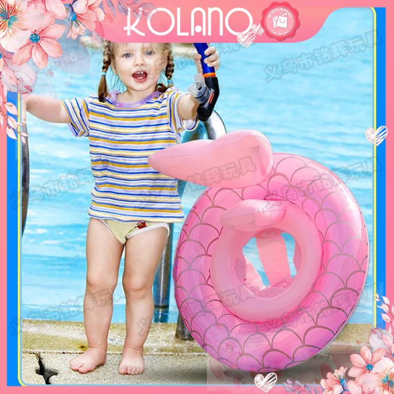 Phao Bơi Cho Bé KOLANO Phao Bơi Trẻ Em Xỏ Chân Chống Lật An Toàn Bơi Lội Đuôi Nàng Tiên Cá SS-001264