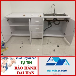 Tủ bếp mini nhựa đài loan đựng đồ dùng nhà bếp,tủ bếp nhựa đài loan kèm bồn rửa đa năng vừa làm kệ để đồ nhà bếp hà nội