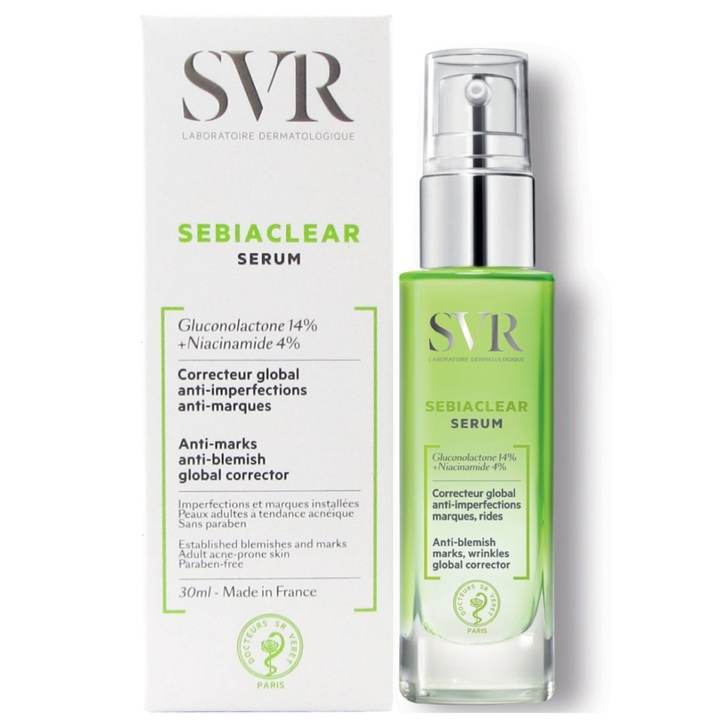 Tinh Chất SVR Sebiaclear Serum Giúp Giảm Mụn Thông Thoáng Lỗ Chân Lông