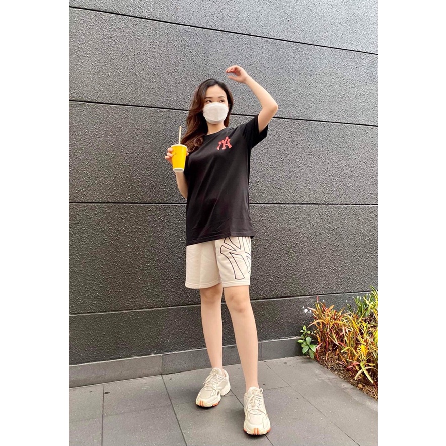 Quần short MLB NY nỉ nam nữ Unisex, Quần đùi MLB thun nam nữ Unisex - JUSTINSHOP