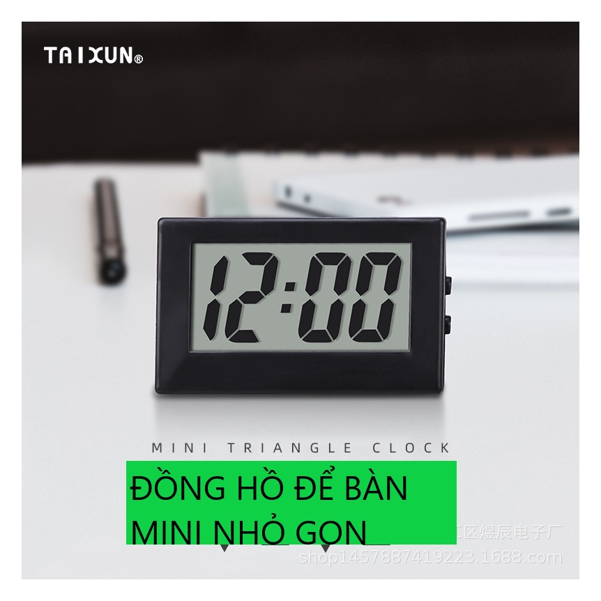 đồng hồ để bàn nhỏ nhắn đáng yêu có thể mang đi học để xem giờ