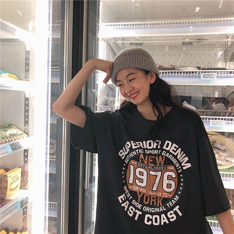 [Mã SKAMFSW175 giảm 10K đơn 50K] Áo thun tay lỡ form rộng - phông nam nữ cotton oversize - T shirt 1976 - 2N Unisex