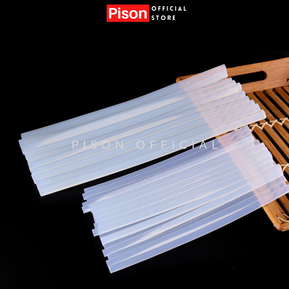 Set 5 keo nến Pison cỡ nhỏ 17 và loại lớn 25cm  dùng cho máy bắn keo silicon - 1 bộ