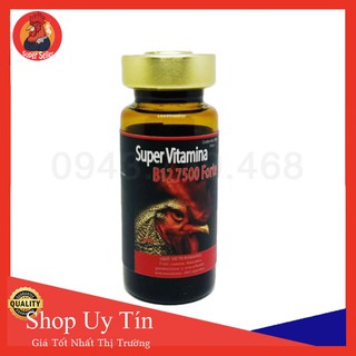 Vitamin B12 7500  10ml- Hừng Gà-Tăng Cơ-Bo Lớn-Dẻo Dai-Bền Sức Nhập Khẩu USA