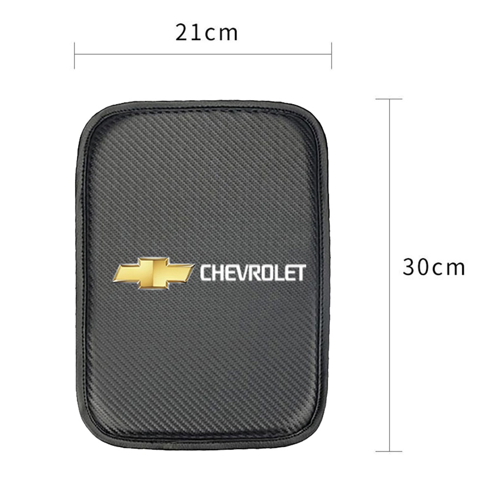 Đệm Kê Tay Bằng Sợi Carbon Cho Xe Hơi Chevrolet Onix Cruze S10 Omega Prisma Celta Astra Sonic