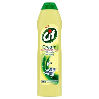 [quynh1234] Kem tẩy đa năng nhà bếp CIF vàng - chai 690g