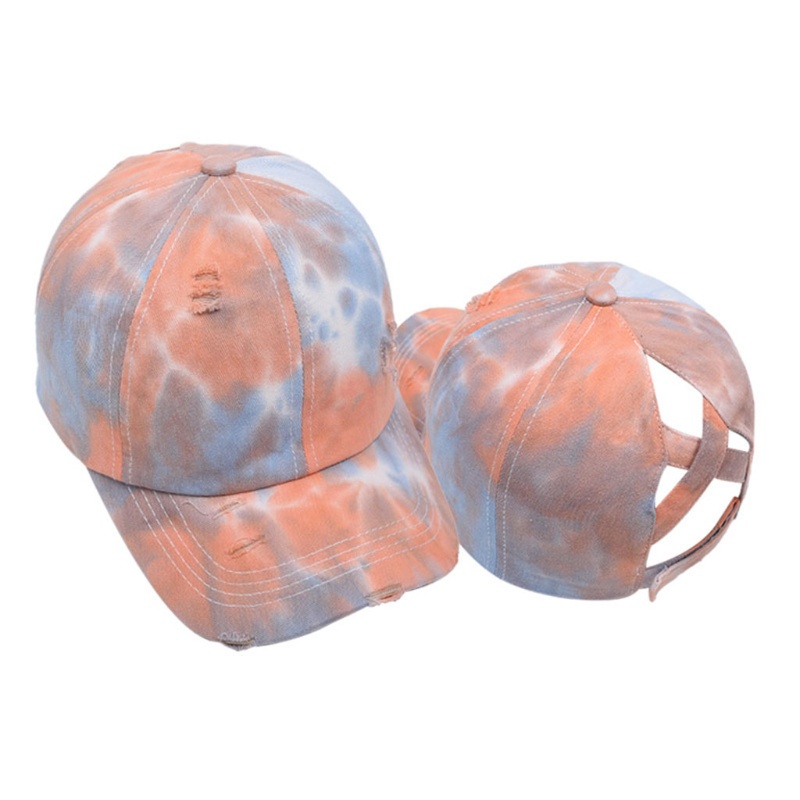 Wmmb Mũ Lưỡi Trai Cotton Chống Nắng Rách Chéo Đuôi Ngựa Có Thể Điều Chỉnh Cho Nữ