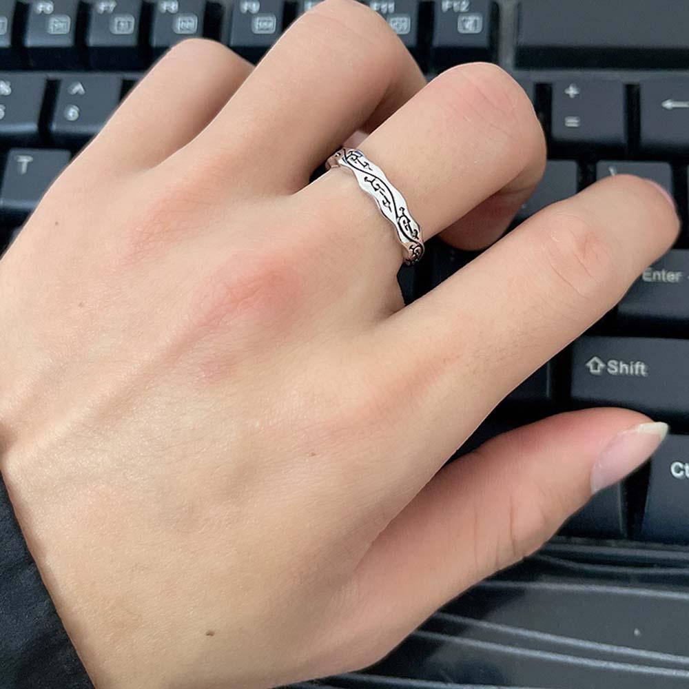 Nhẫn Họa Tiết Rồng Đơn Giản Cá Tính|Nhẫn Đeo Tay Phong Cách Hip Hop Trung Hoa Cá Tính Cho Nam