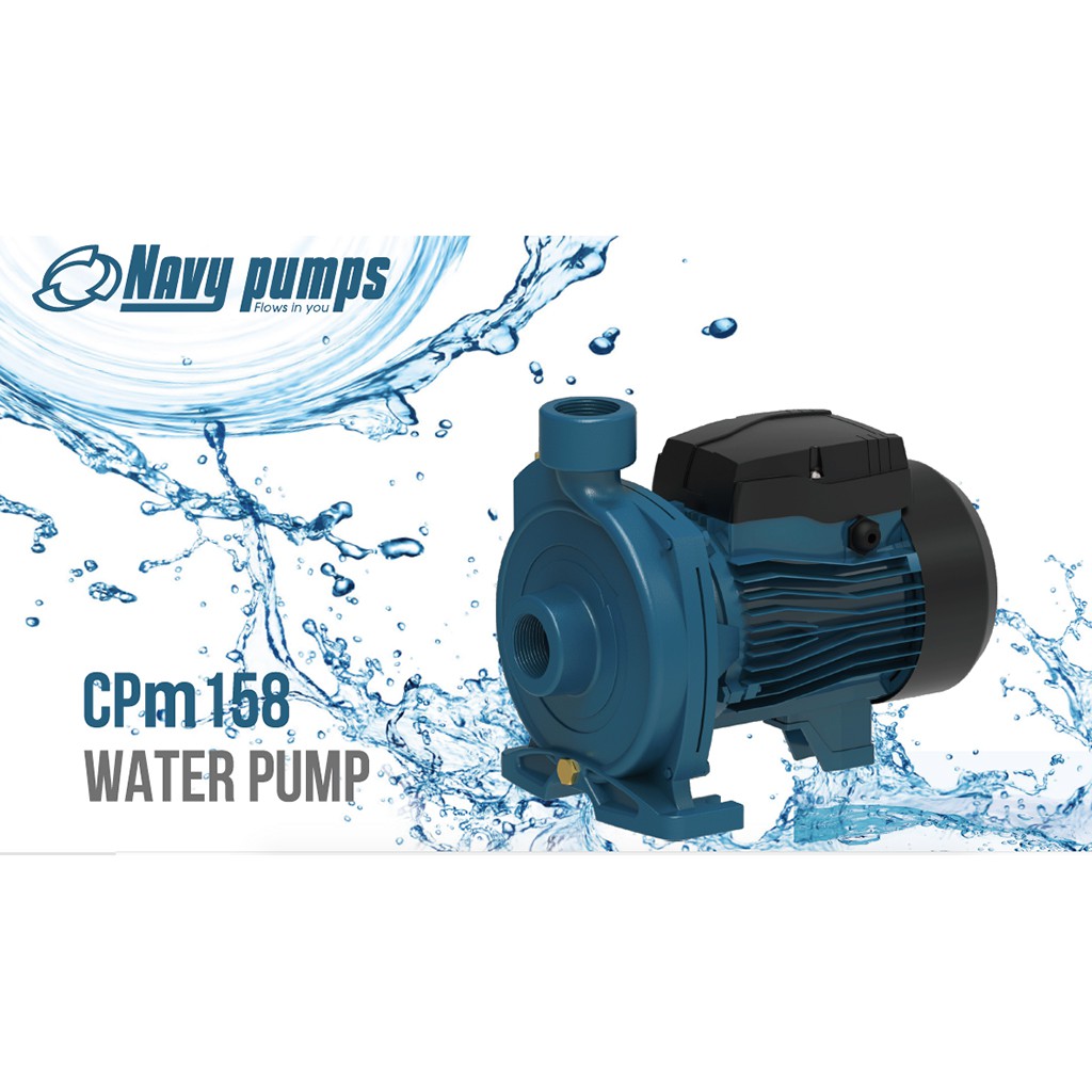 Máy bơm nước tăng áp NAVY QB80 - 750W - máy bơm nước đẩy cao nhà cao từng, đưa nước đi khoảng cách xa, máy bơm nước tưới