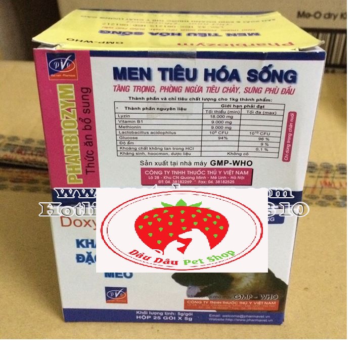 [ Bán sỉ ] MEN TIÊU HÓA SỐNG CHO CHÓ MÈO