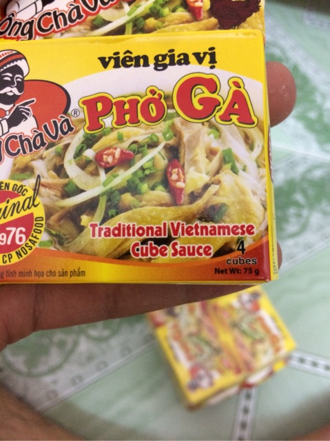 Viên Gia Vị Phở Gà Hiệu Ông Chà Và 75g(4 viên gia vị)