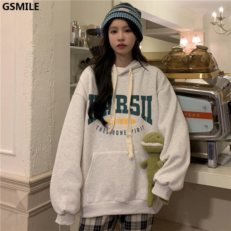 Áo Khoác Hoodie Lông Cừu Thời Trang Thu Đông Unisex