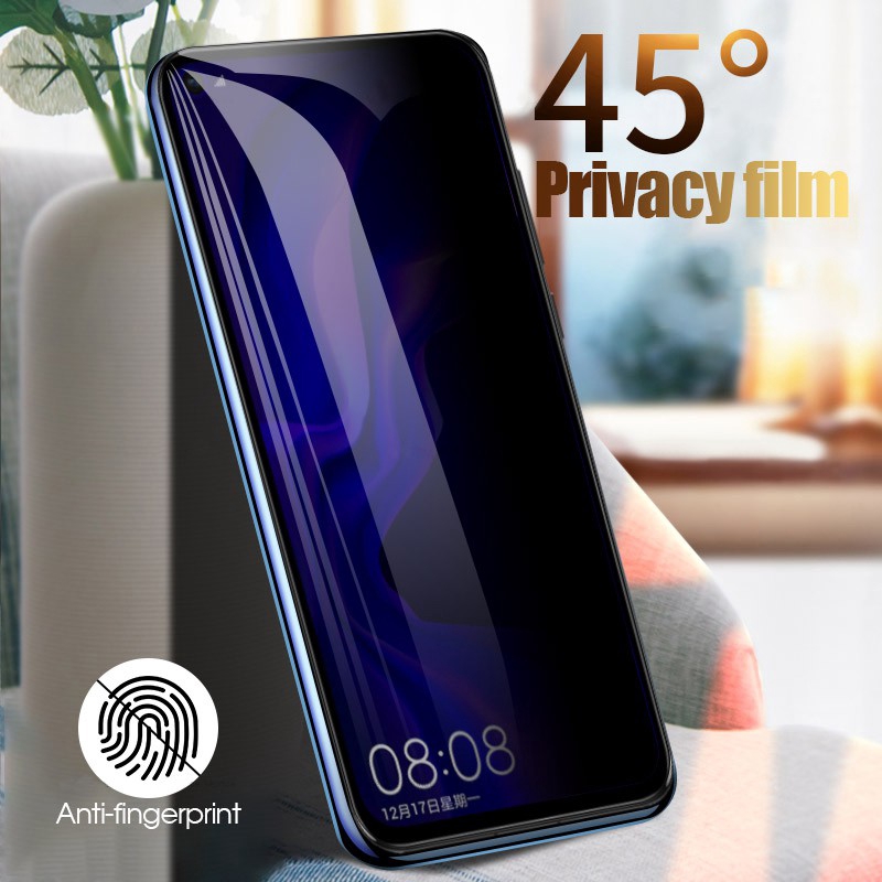 Kính Cường Lực Chống Nhìn Trộm Cho Huawei Y9Prime Y7 Y9 2019 Y7 Pro Honor 8x 10 Lite V9 P30 Mate30 Pro