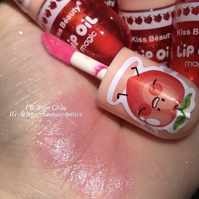 Son bóng môi Lip oil mùi đào cute | Thế Giới Skin Care