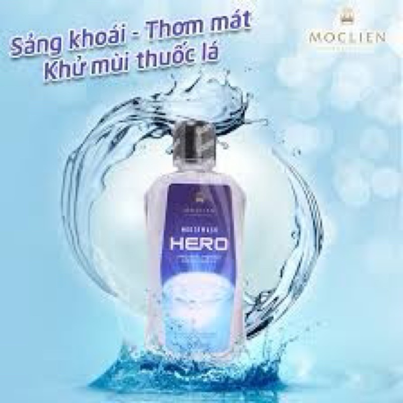 Nước súc miệng Hero khử mùi thuốc lá, cho người sâu răng hôi miệng, nhiệt miệng