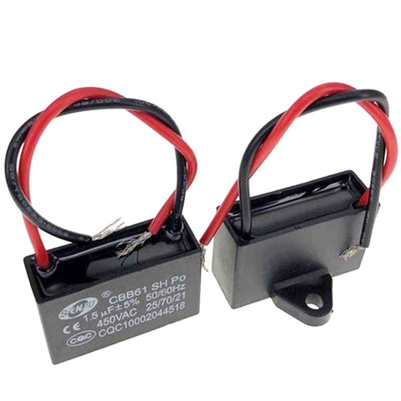 Tụ quạt 1,5uf 450VAC - Tụ quạt bàn, quạt trần, quạt treo tường